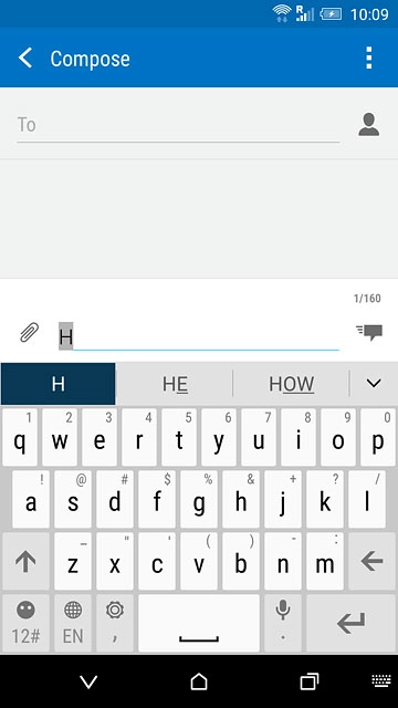 Press arrow down to see more words.