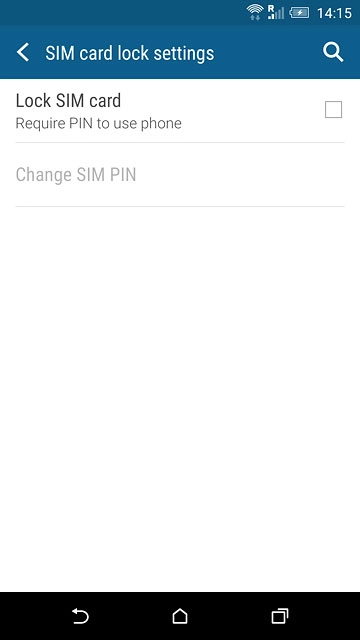 Press the home icon to return to the home screen.