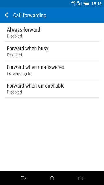 Press the home icon to return to the home screen.