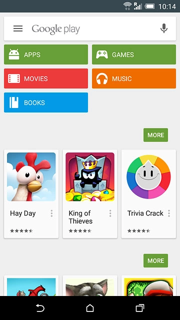 To search by category:Press APPS or GAMES.