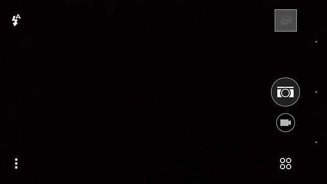 Press the camera mode icon.