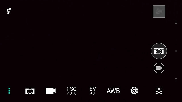 Press the menu icon.