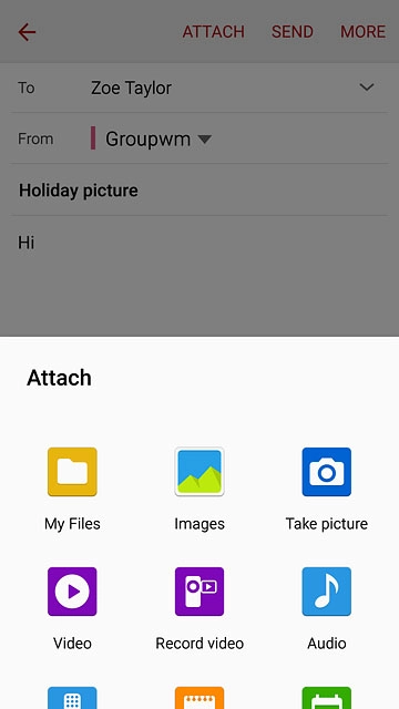 Press My Files.Go to the required folder.