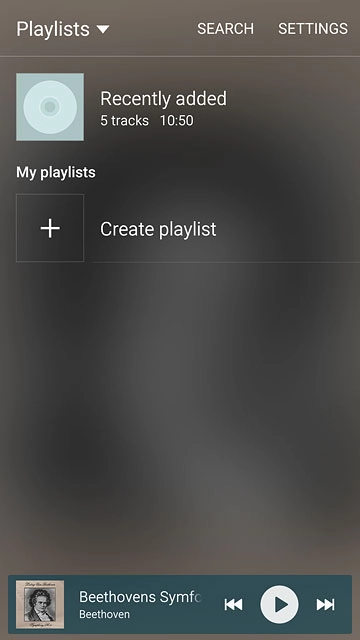 Press Create playlist.