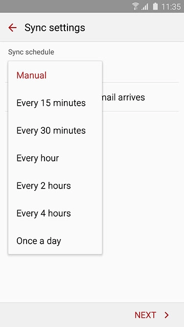 Press Manual or the required period.