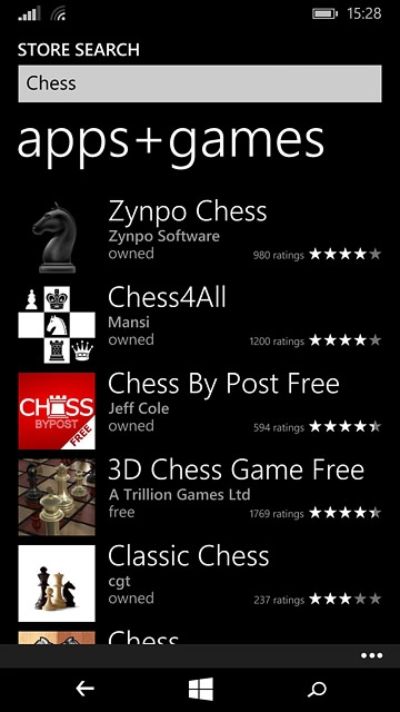 Press the required app.