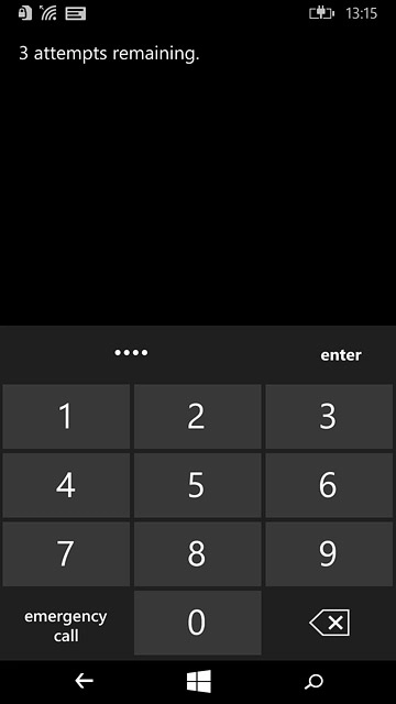 Key in your PIN and press enter.If your phone rejects the SIM:Contact the distributor or service provider where you bought your phone.