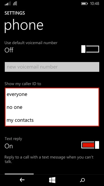 Press everyone, no one or my contacts.