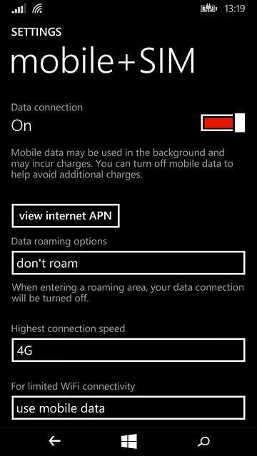 Press the field below 