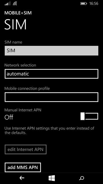 Press the field below 
