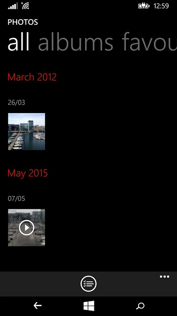Go to the required folder.Press and hold the required file until a pop-up menu is displayed.