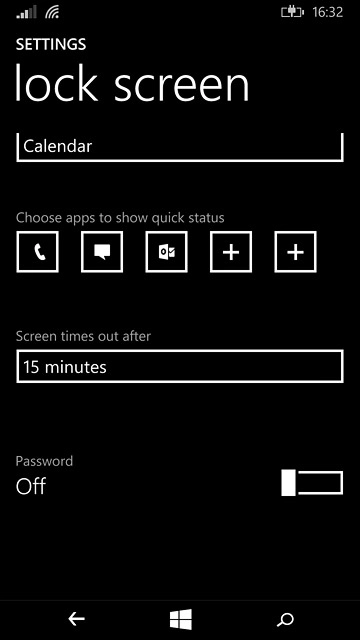 Press the home icon to return to the home screen.