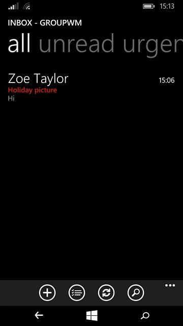 Press the home icon to return to the home screen.