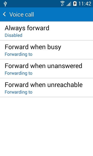 Forward when busy