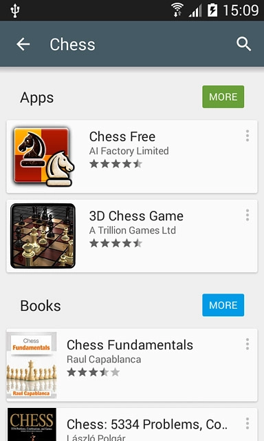 Press the required app.