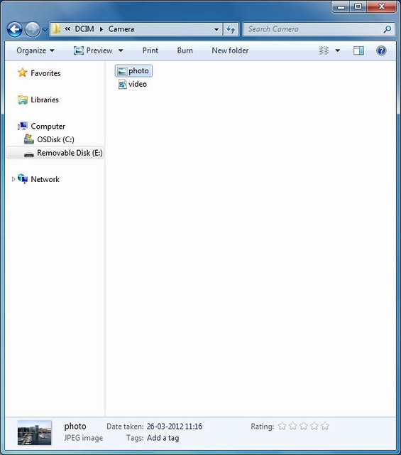 Highlight a file and move or copy it to the required location.