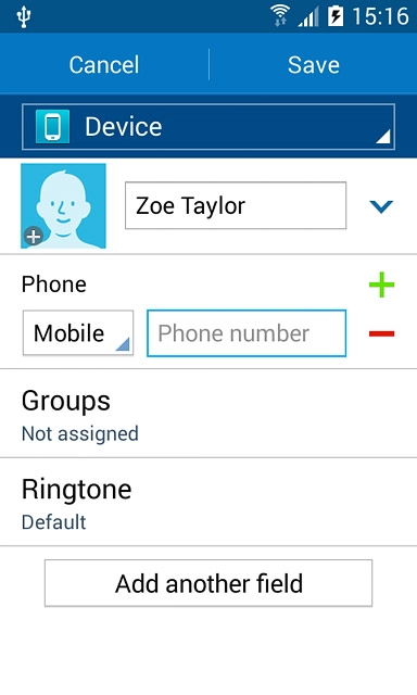 Press Phone number and key in the required phone number.
