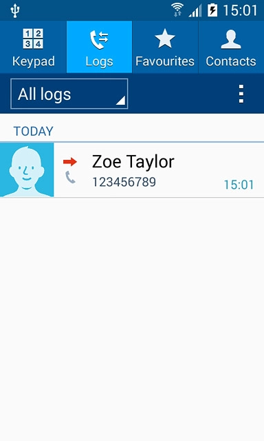 Press the required number.