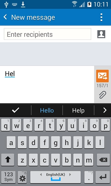 Press arrow right to see more words.