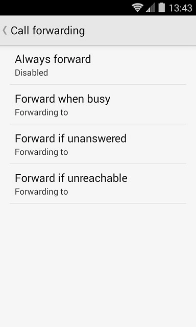 Forward if unreachable