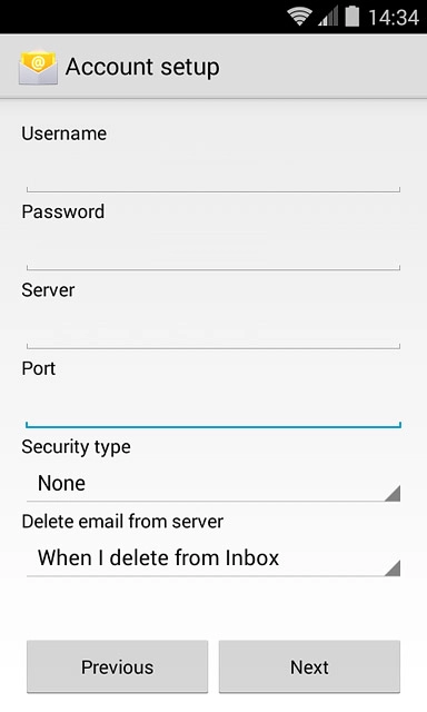Press the field below 