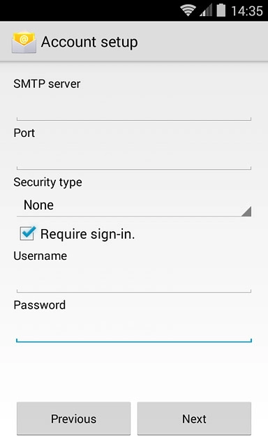 Press the field below 