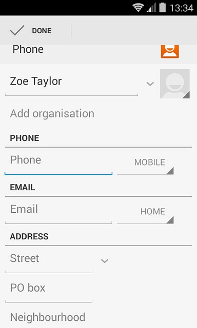 Press Phone and key in the required phone number.