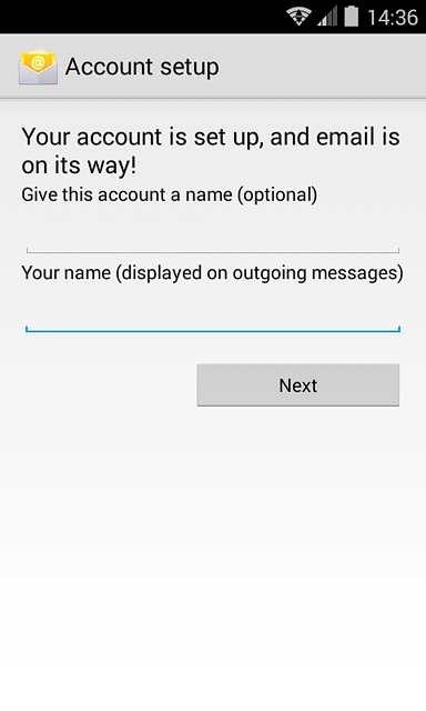 Press the field below 