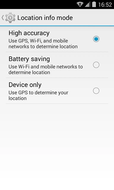 Press Battery saving.