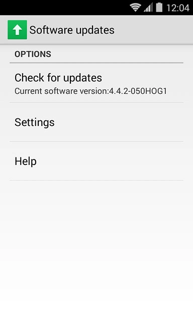 Press Check for updates.