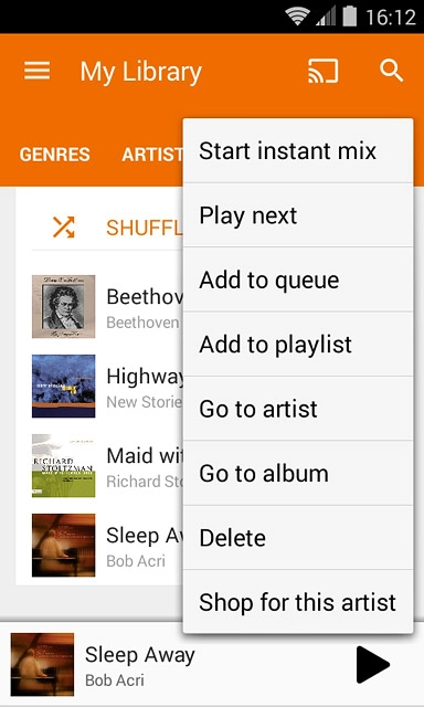 Press Add to playlist.