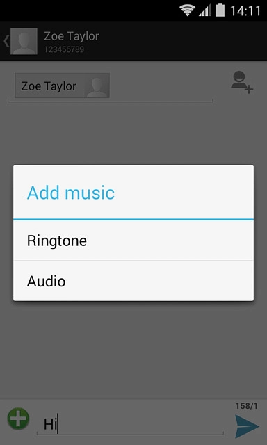 Press Audio.Go to the required folder.