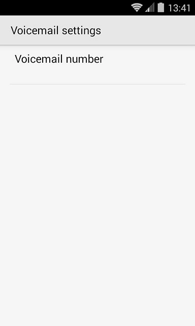 Press Voicemail number.