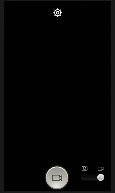 Press the video recorder icon to start recording.