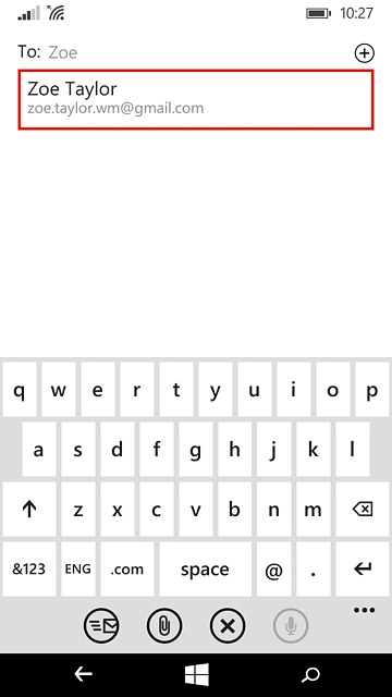 Key in the first letters of the required contact.Matching contacts are displayed.Press the required contact.Repeat the procedure to add more recipients.