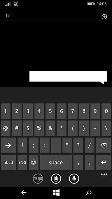 Press the required numbers or the required symbols.