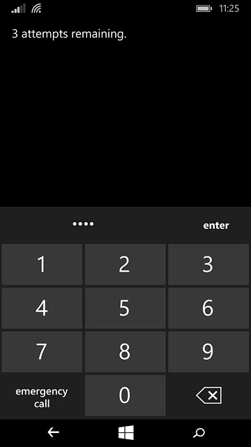 Key in your PIN and press enter.
