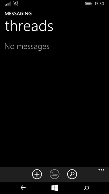 Press the dots in the bottom right corner of the display.