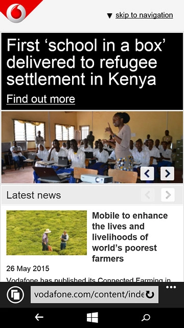 Press the dots in the bottom right corner of the display.