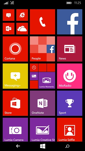 Press the phone icon.