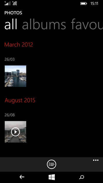 Go to the required folder.Press and hold the required file until a pop-up menu is displayed.