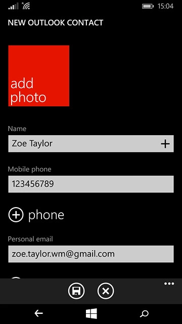 Press the save icon.