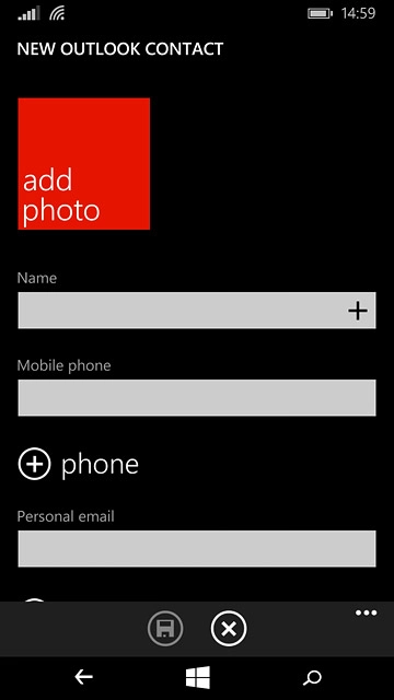 Press the field below 