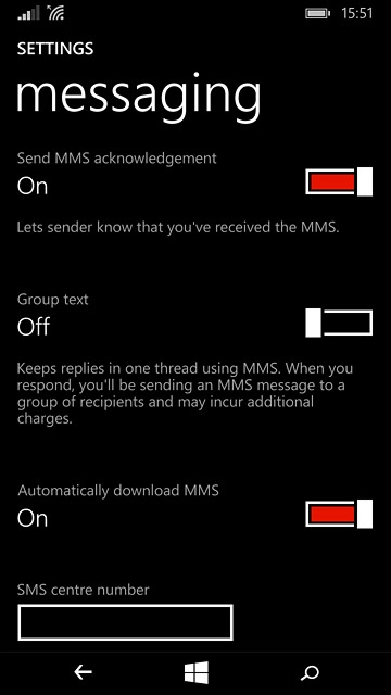 Press the home icon to return to the home screen.
