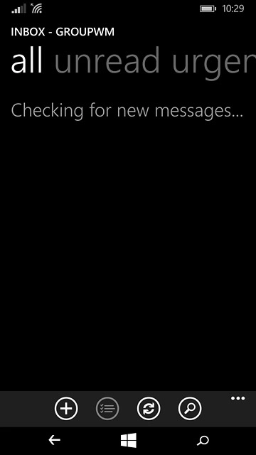 Press the home icon to return to the home screen.