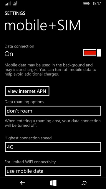 Press the home icon to return to the home screen.