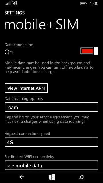 Press the home icon to return to the home screen.