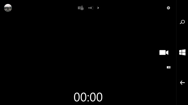 Press the video light icon to turn video light on or off.
