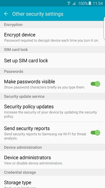 Press Set up SIM card lock.