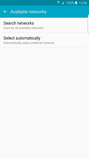 Press Select automatically.